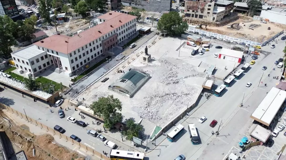 Malatya İnönü Kapalı Çarşısı Yenileniyor